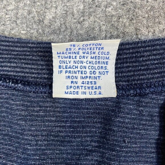 Santa Barbara California T-shirt M Blue Striped Vintage Cotton  Embroidered - Picture 5 of 8